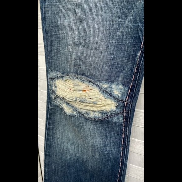 Joe's Vintage Series 1971 100% Cotton Medium Wash Boot Leg Jeans Pants W 28 - Picture 3 of 10